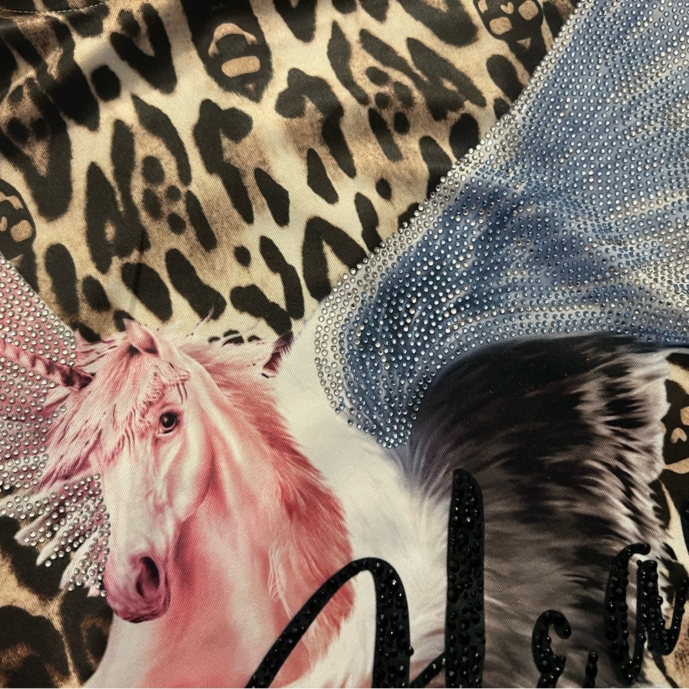Philipp Plein Leopard and Unicorn Dress